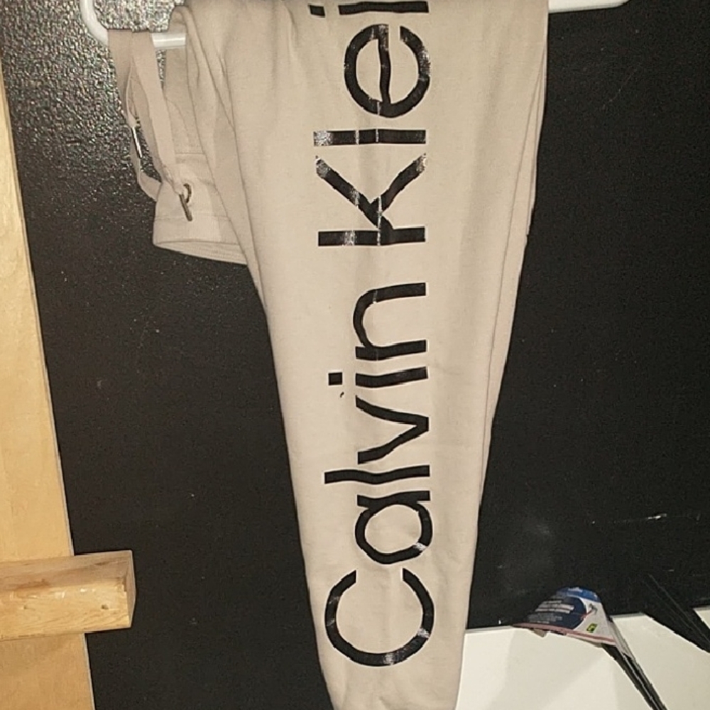 Calvin Klein Beige Sweatpants